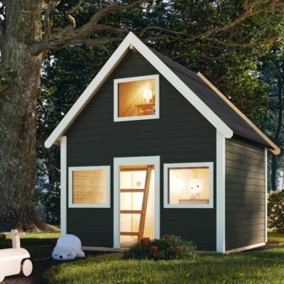 Spielhaus KARIBU Kalle terragrau