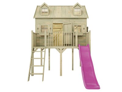 Stelzenhaus Madrid KDI inkl. Rutsche pink – Bild 8