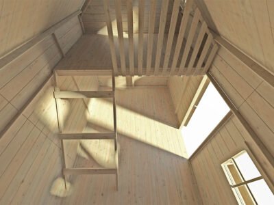Stelzenhaus Madrid KDI inkl. Rutsche pink – Bild 4